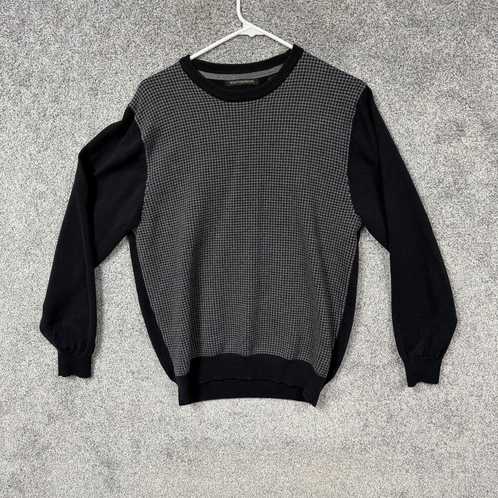 Weatherproof Sweater M Check Old Money Dark Academia Quiet Luxury Grandpacore